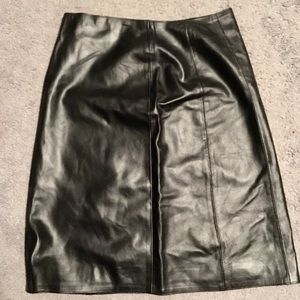 100% Leather skirt